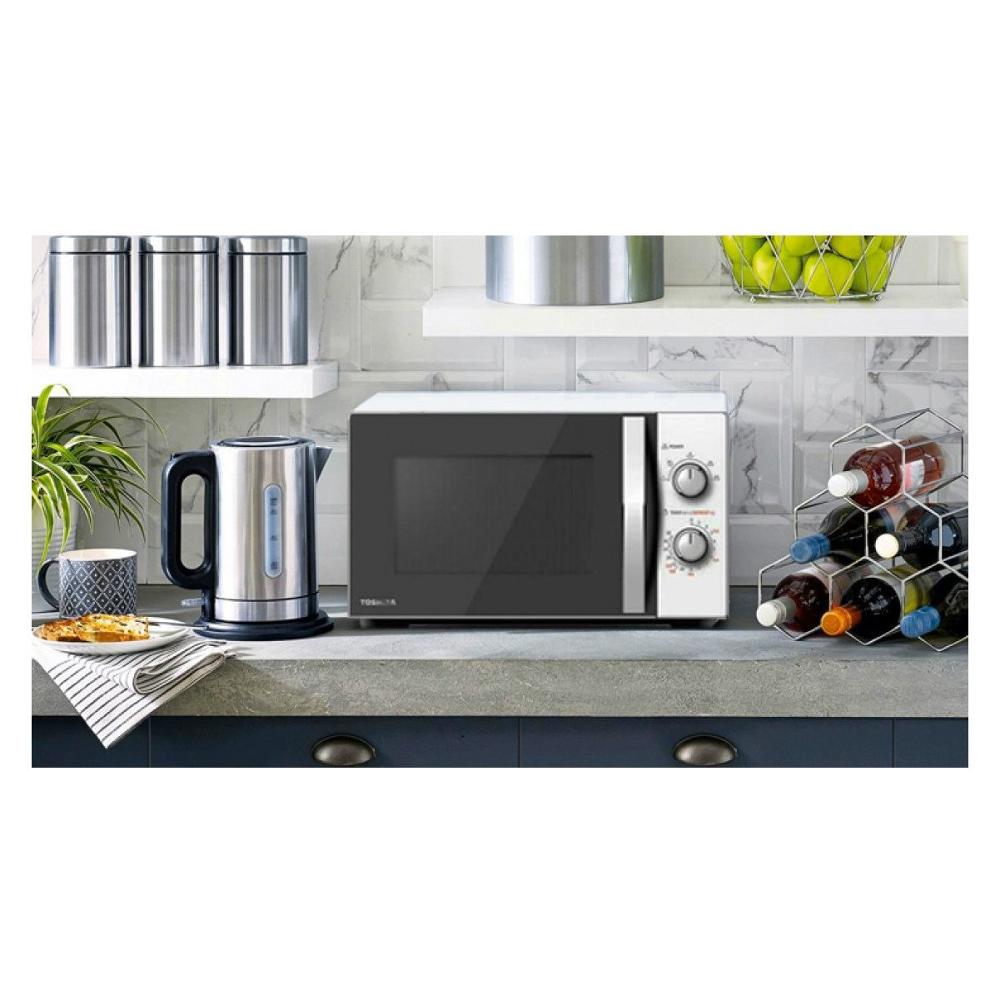 toshiba microonde toshiba mw mg20p 20 litri 800 w a259xl44xp352 bianco ean 6944271650455
