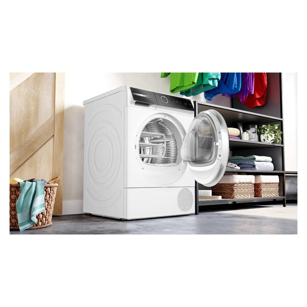 bosch asciugatrice a pompa di calore bosch serie 8 wqb245b0it 9 kg classe a 2021 smartdry a842xl598xp613 home connect alexa google assistant ean 4242005364237