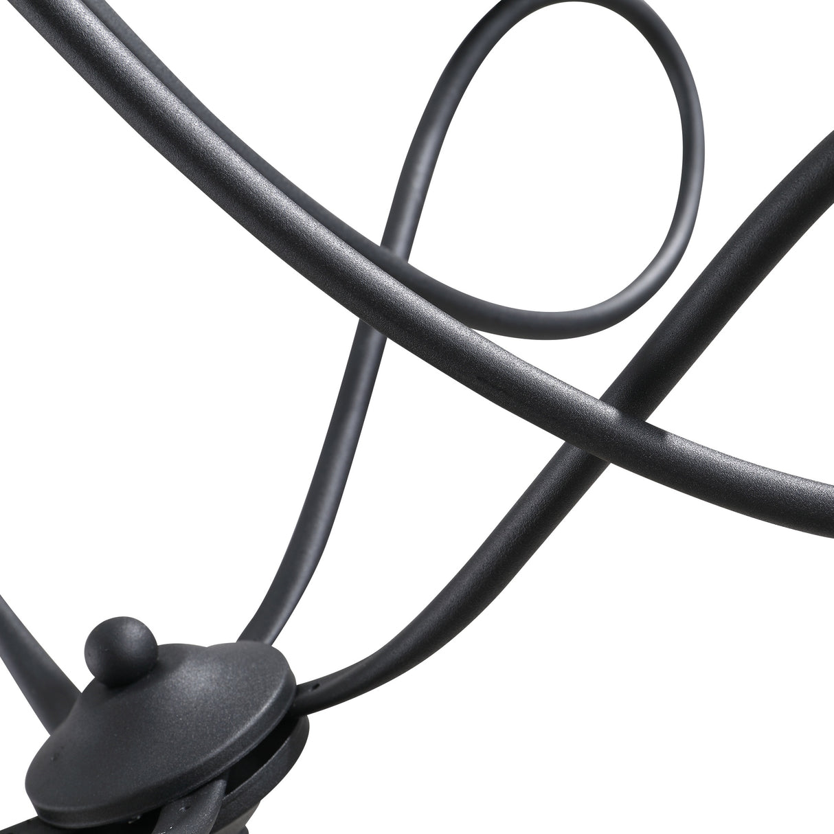 easycomfort easycomfort lampadario a soffitto stile rustico acciaio intrecciato nero con 5 candelieri regolabili e pieghevoli 58 x 45cm ean 8054144136028