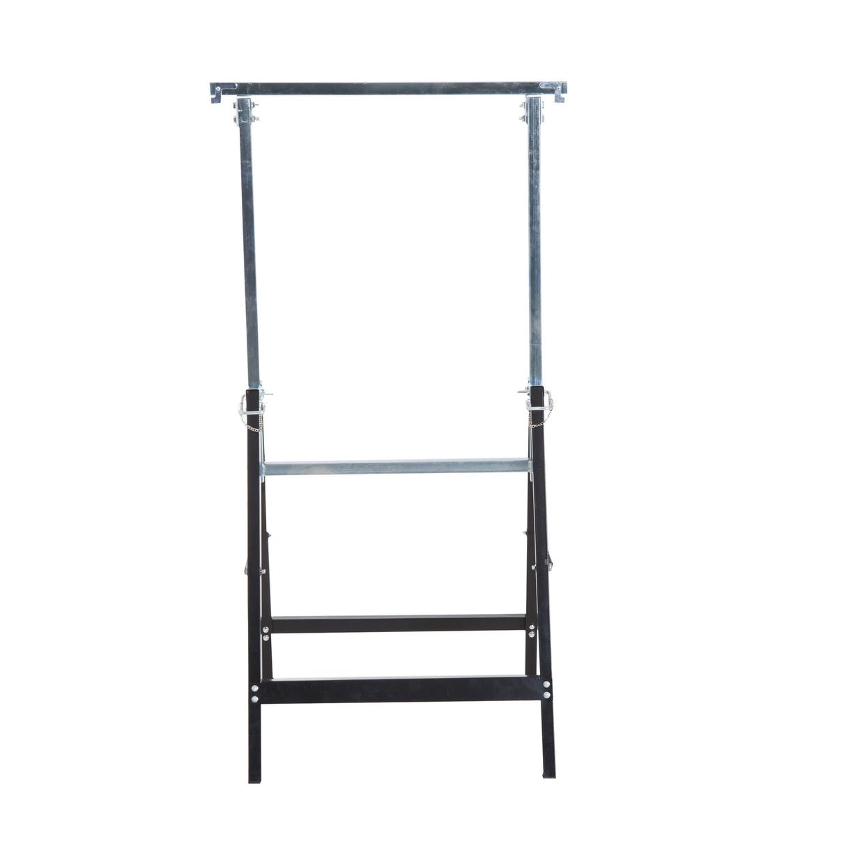 easycomfort set 2 cavalletti da lavoro pieghevoli telescopici altezza regolabile in tubi d acciaio