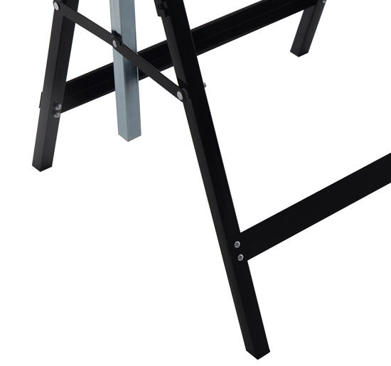 easycomfort set 2 cavalletti da lavoro pieghevoli telescopici altezza regolabile in tubi d acciaio