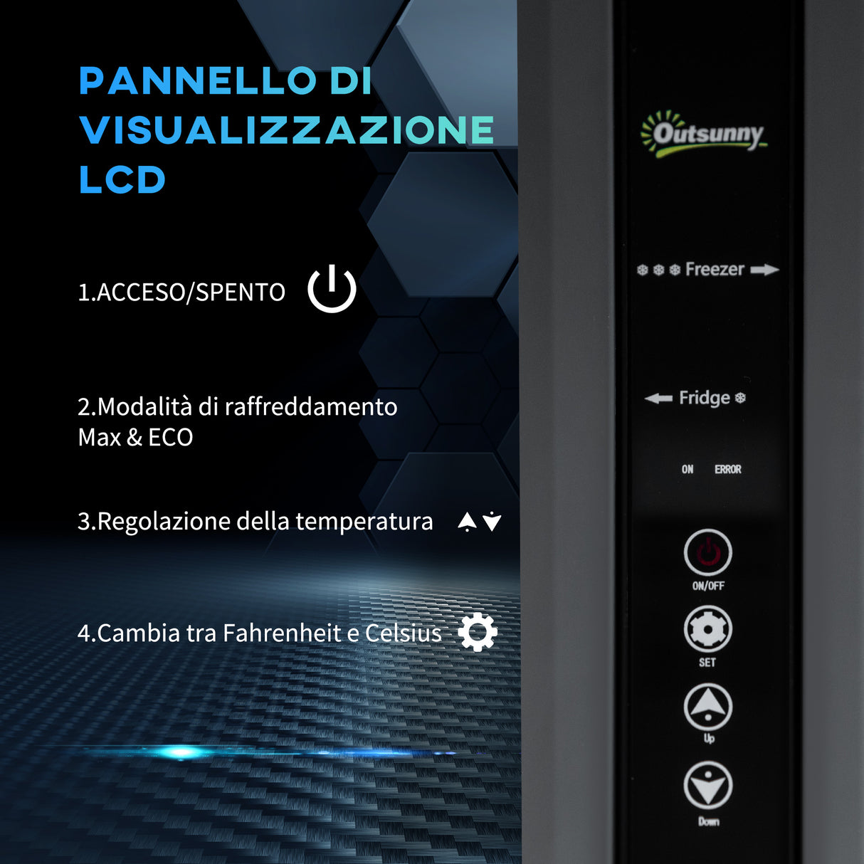 easycomfort frigo portatile elettrico a compressore da 35l con maniglia telescopica e ruote frigorifero piccolo da 12 24v dc e 110 240v ac per auto e camion