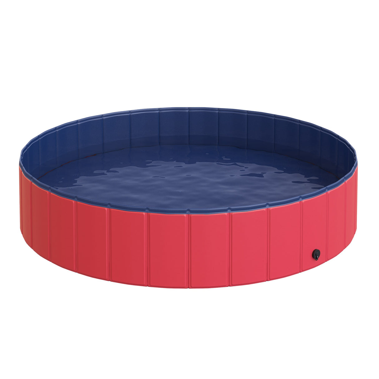 easycomfort easycomfort piscina pieghevole per cani in pvc rosso 140x30cm oxh