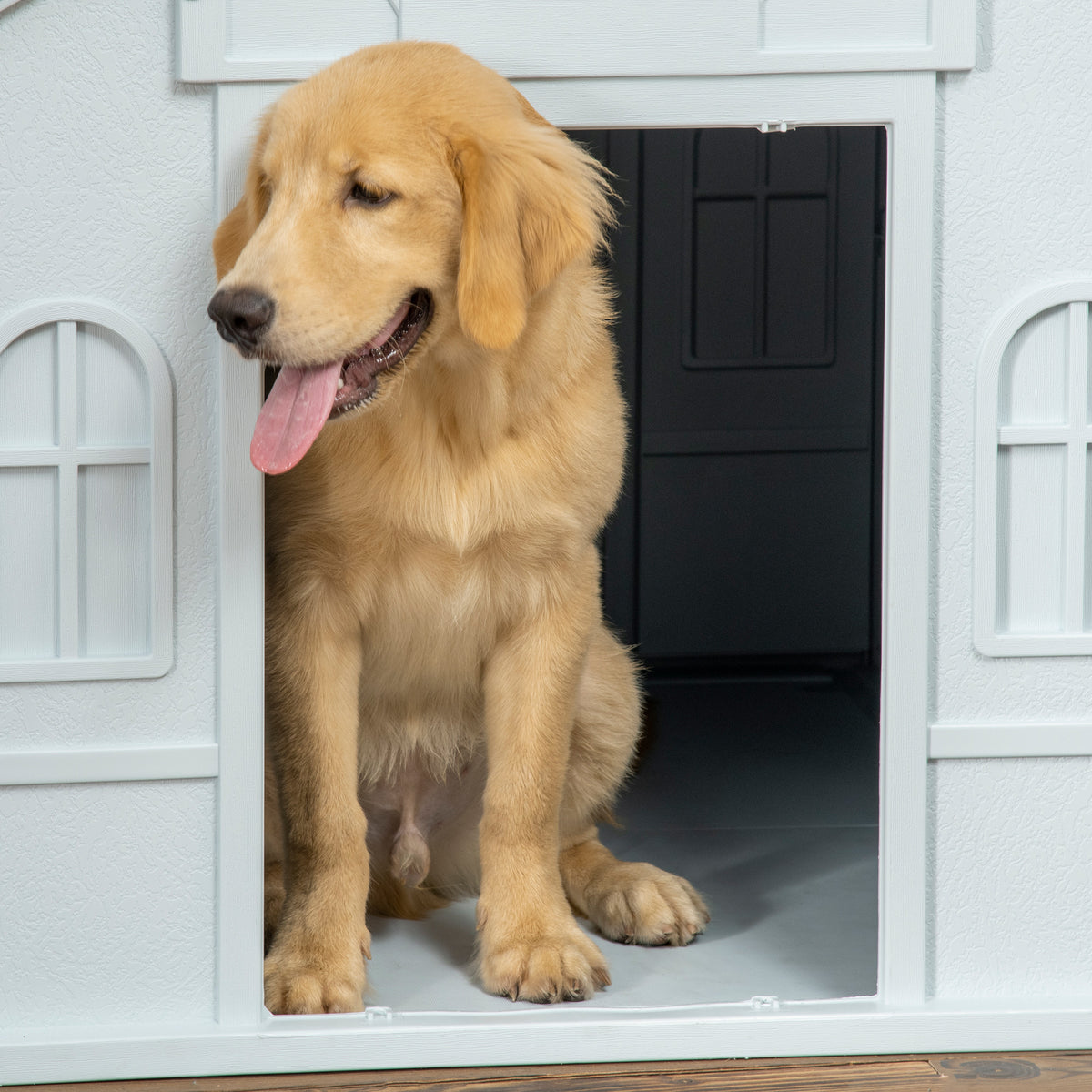 easycomfort cuccia per cani di taglia media e grande max 30kg in pp impermeabile 84.2x98.2x82cm blu