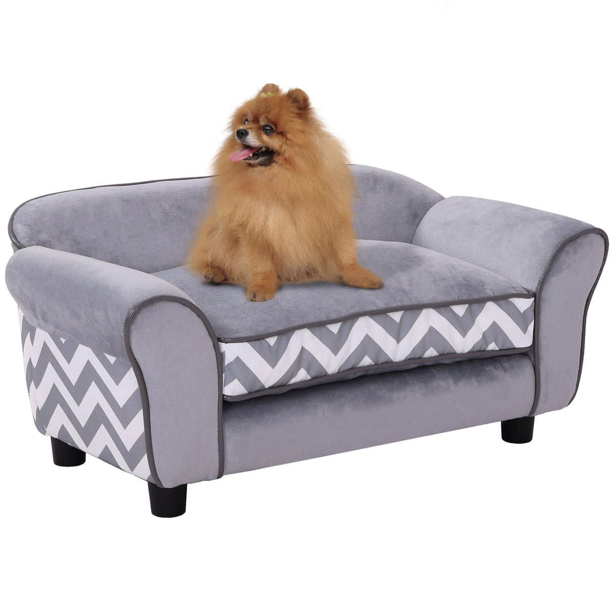 easycomfort easycomfort divanetti per cani cuccia per animali domestici grigio 73.5x41x33cm