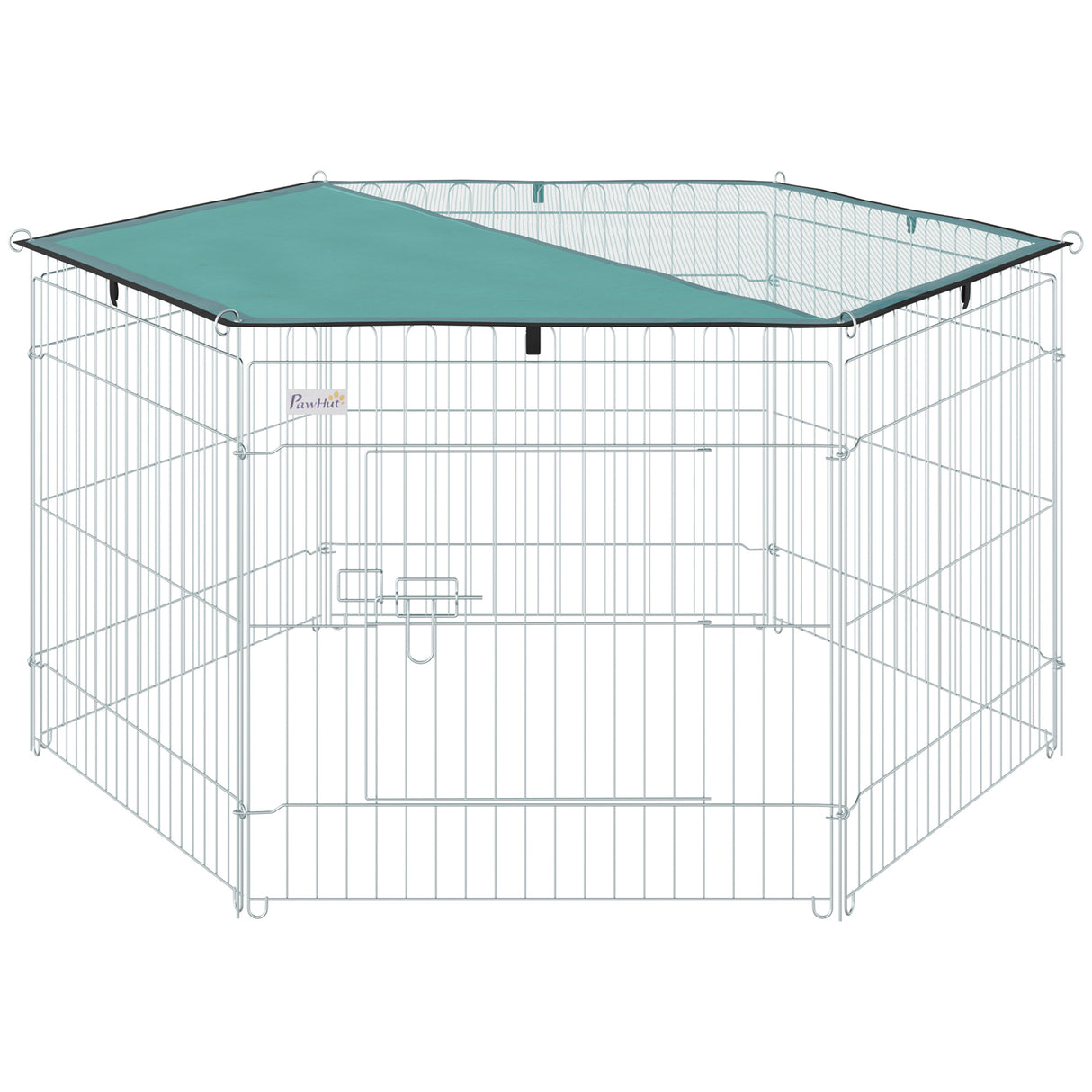 easycomfort easycomfort recinto per animali domestici con copertura impermeabile 6 moduli 59 x 60cm