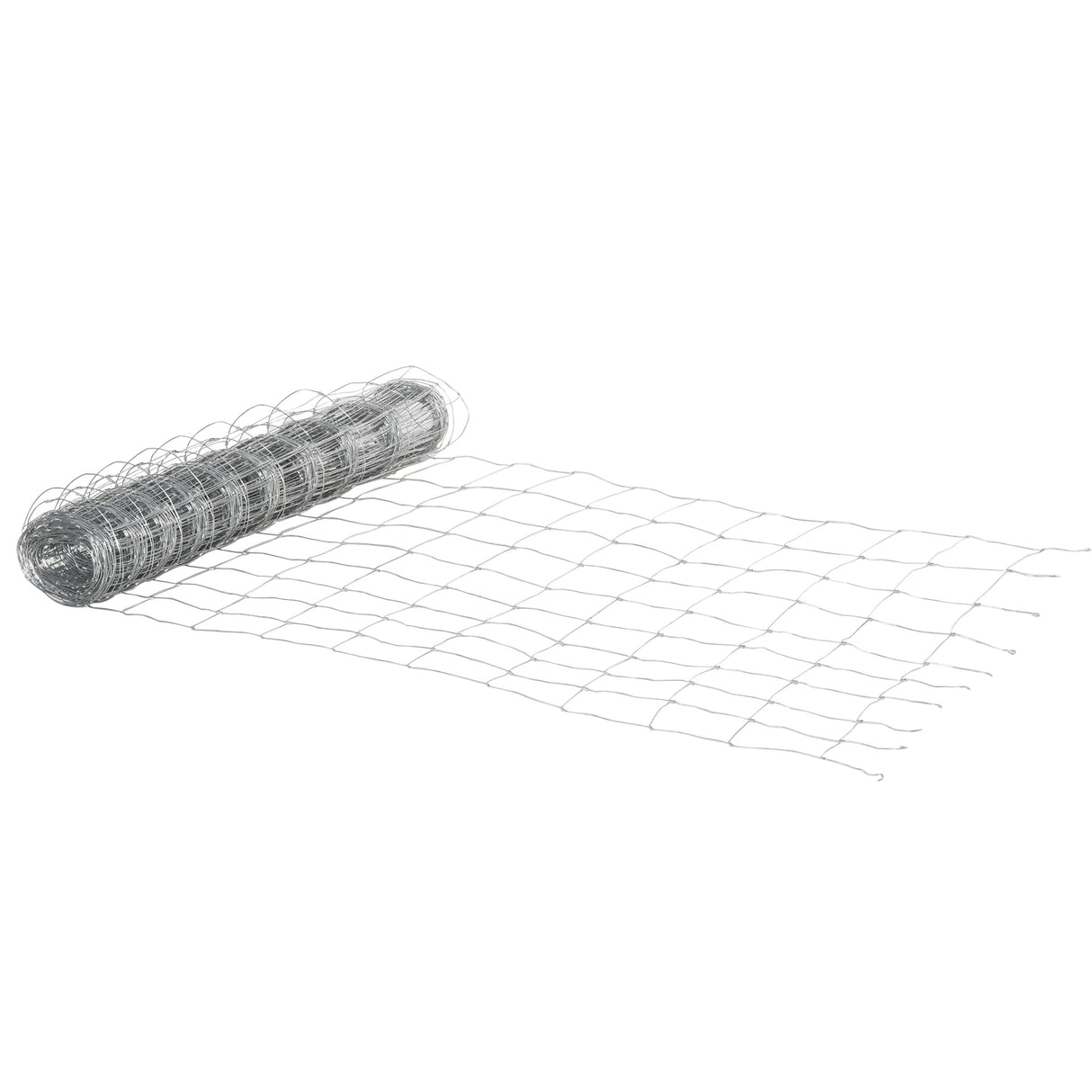 easycomfort rotolo di rete per recinzione metallica zincata da 26.1m altezza 1.2m argento