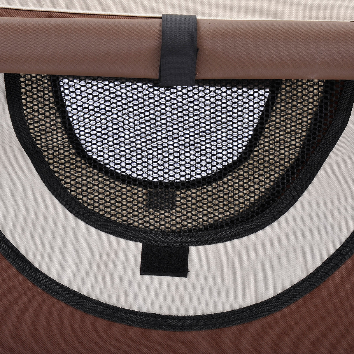 easycomfort easycomfort trasportino per cani e gatti pieghevole caffe 61x46x51cm