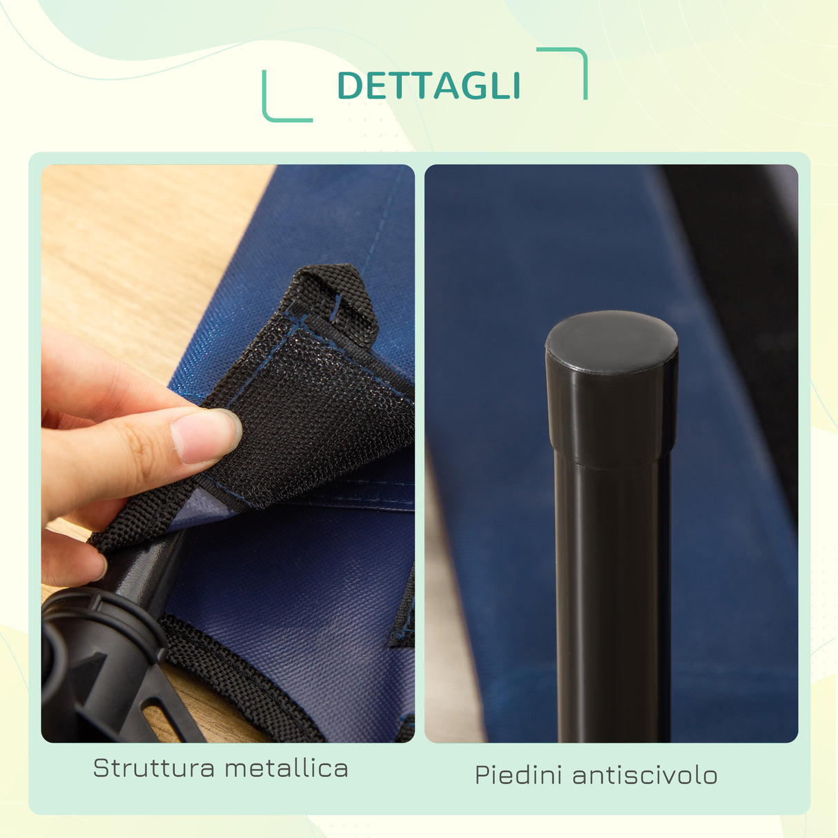 easycomfort easycomfort lettini per cani in tessuto traspirante impermeabile per cani fino 30kg 76x61x18cm