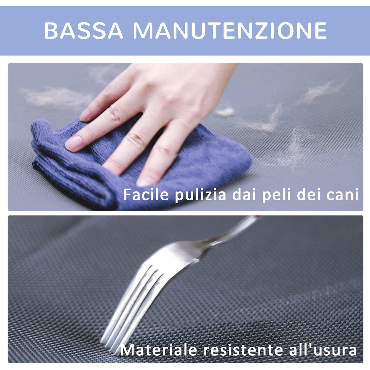 easycomfort easycomfort lettini per cani fino a 50kg impermeabile e traspirante 92x76x18 cm