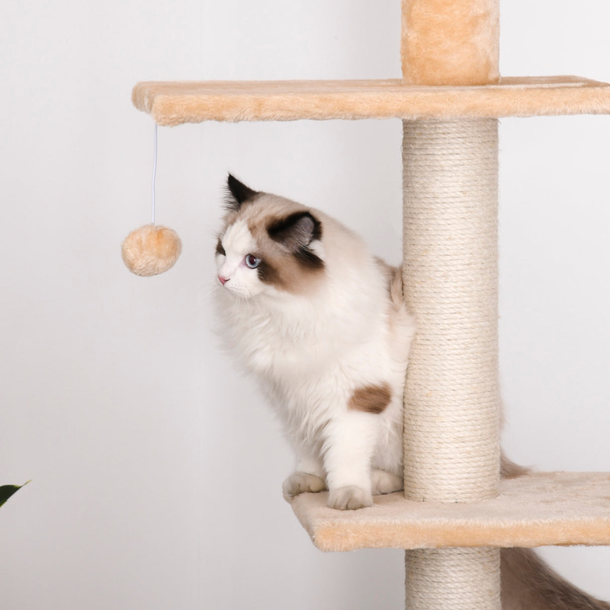 easycomfort easycomfort tiragraffi a soffitto multilivello 210 240cm con corde in juta giallo