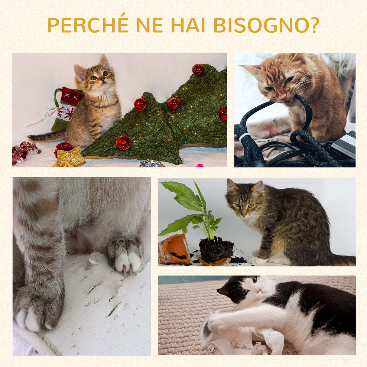 easycomfort tiragraffi per gatti da 5kg max con lettino e pallina da gioco in truciolato peluche e sisal 60x40x91 cm