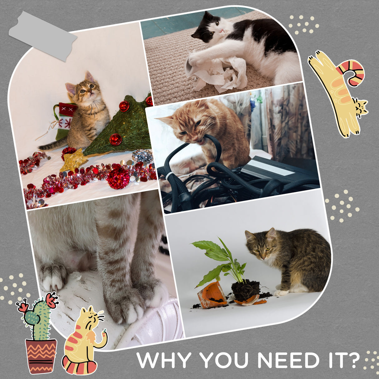 easycomfort easycomfort albero tiragraffi per gatti con pali in sisal lettino con cuscino e pallina 60x136cm grigio