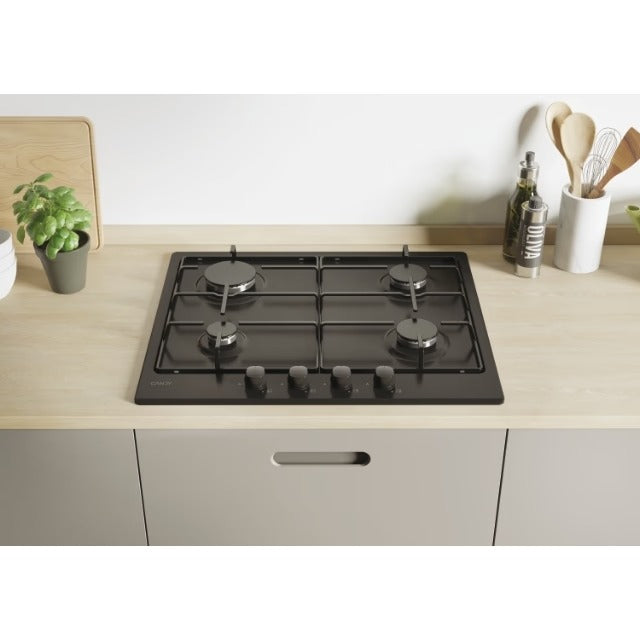 candy piano cottura a gas candy idea chw6brbb 4 fuochi l595xp51 nero ean 8016361966888