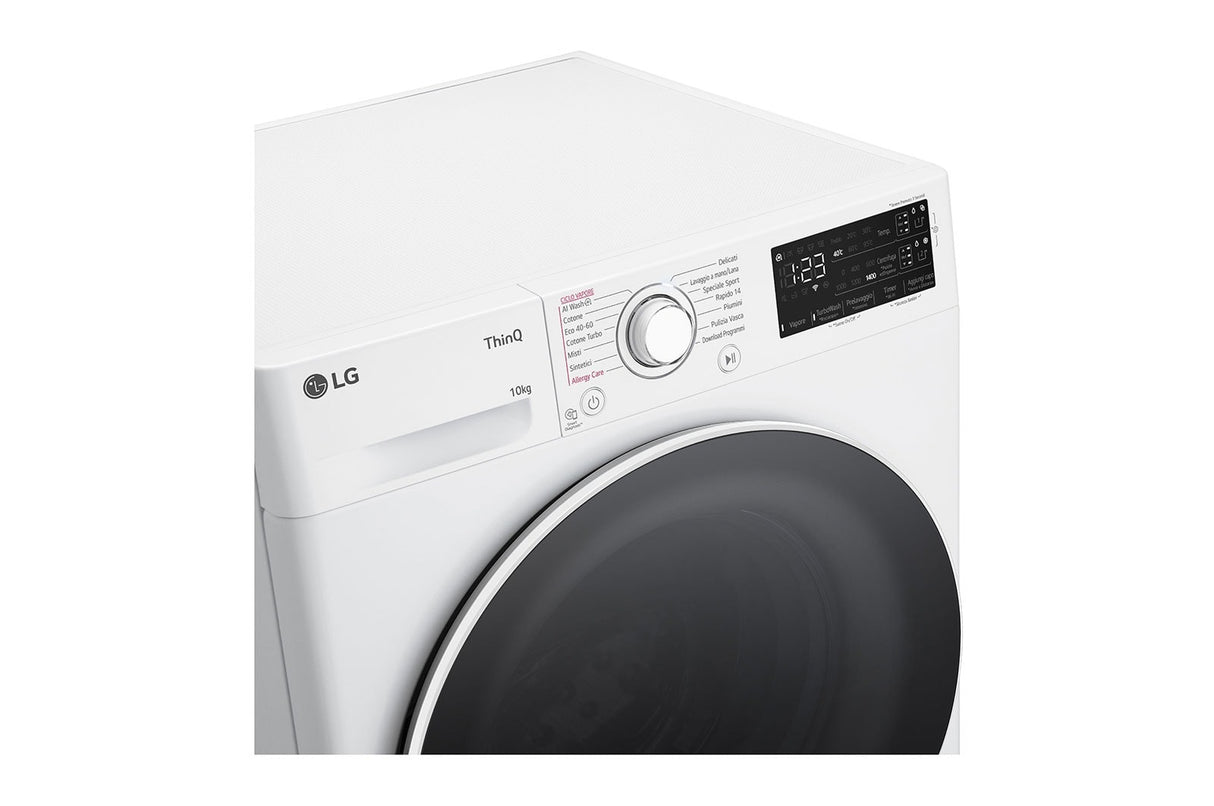 lg lavatrice a carica frontale lg serie r3 f4r3710nsww 10 kg classe a 10 1400 giri a85xl60xp565 autodosaggio lavaggio a vapore wi fi ean 8806084272485