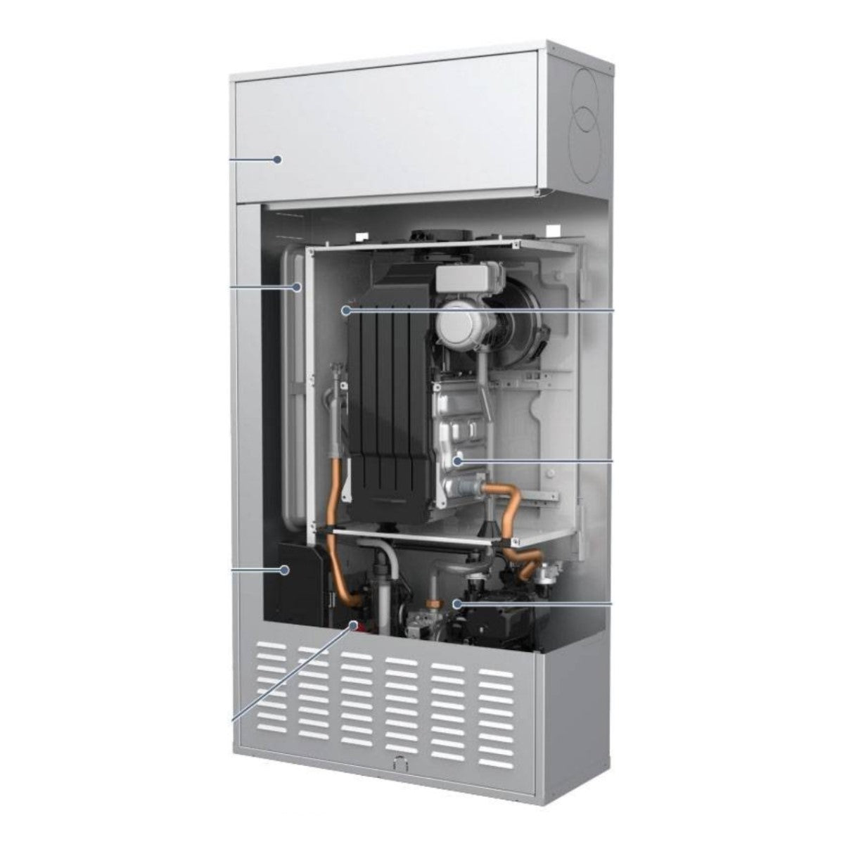 caldaia chaffoteaux inoa green in 24 kw a condensazione da incasso completa di kit scarico fumi cod. 3310578