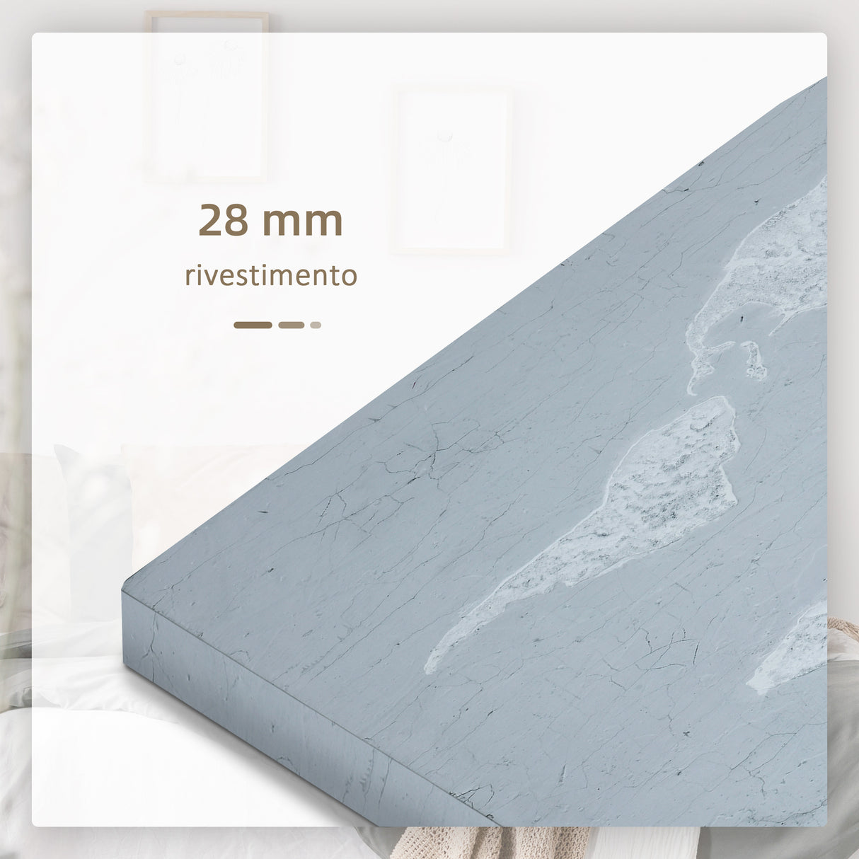 easycomfort easycomfort stampa su tela in legno di pino 120x90cm per casa e ufficio grigia e bianca