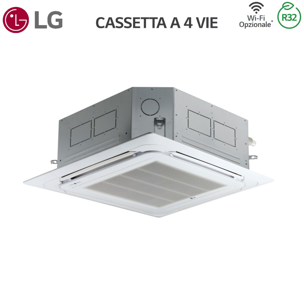 lg unita interna a lg cassetta a 4 vie 9000 btu ct09f r 32 wi fi optional con pannello incluso