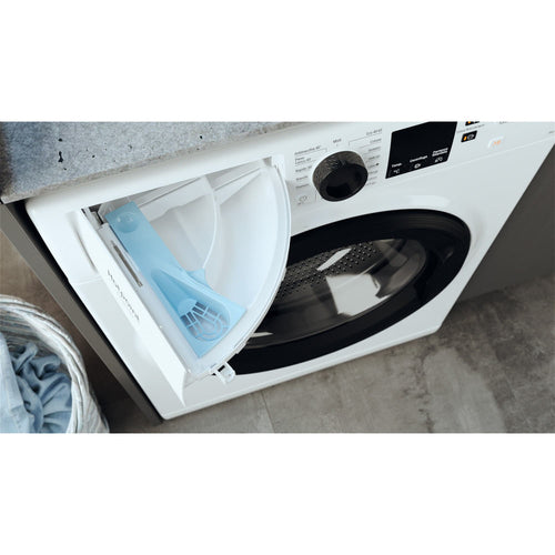 hotpoint lavatrice a carico frontale hotpoint ariston active nf825wk it 8 kg classe b 1200 giri a85xl595xp605 motore inverter igiene vapore bianco ean 8050147656532