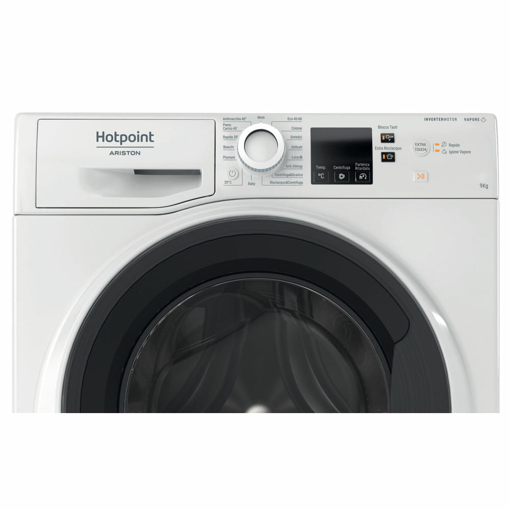 hotpoint lavatrice a carico frontale hotpoint nf96wk it 9 kg classe a 1400 giri a85xl595xp605 igiene vapore motore inverter ean 8050147673379