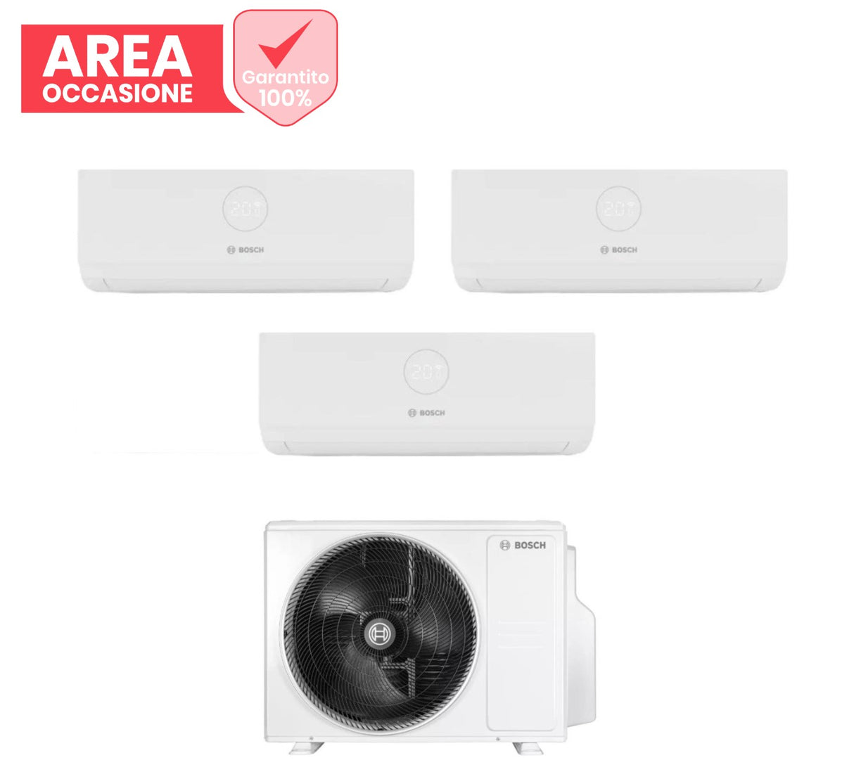 bosch area occasioni climatizzatore condizionatore bosch triali split inverter serie climate 3000i 9912 con cl5000m 793 e r 32 wi fi optional 9000900012000