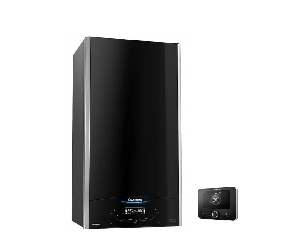 caldaia a condensazione ariston alteas one_ net 35 low nox metano o gpl completo di kit scarico fumi 3301773