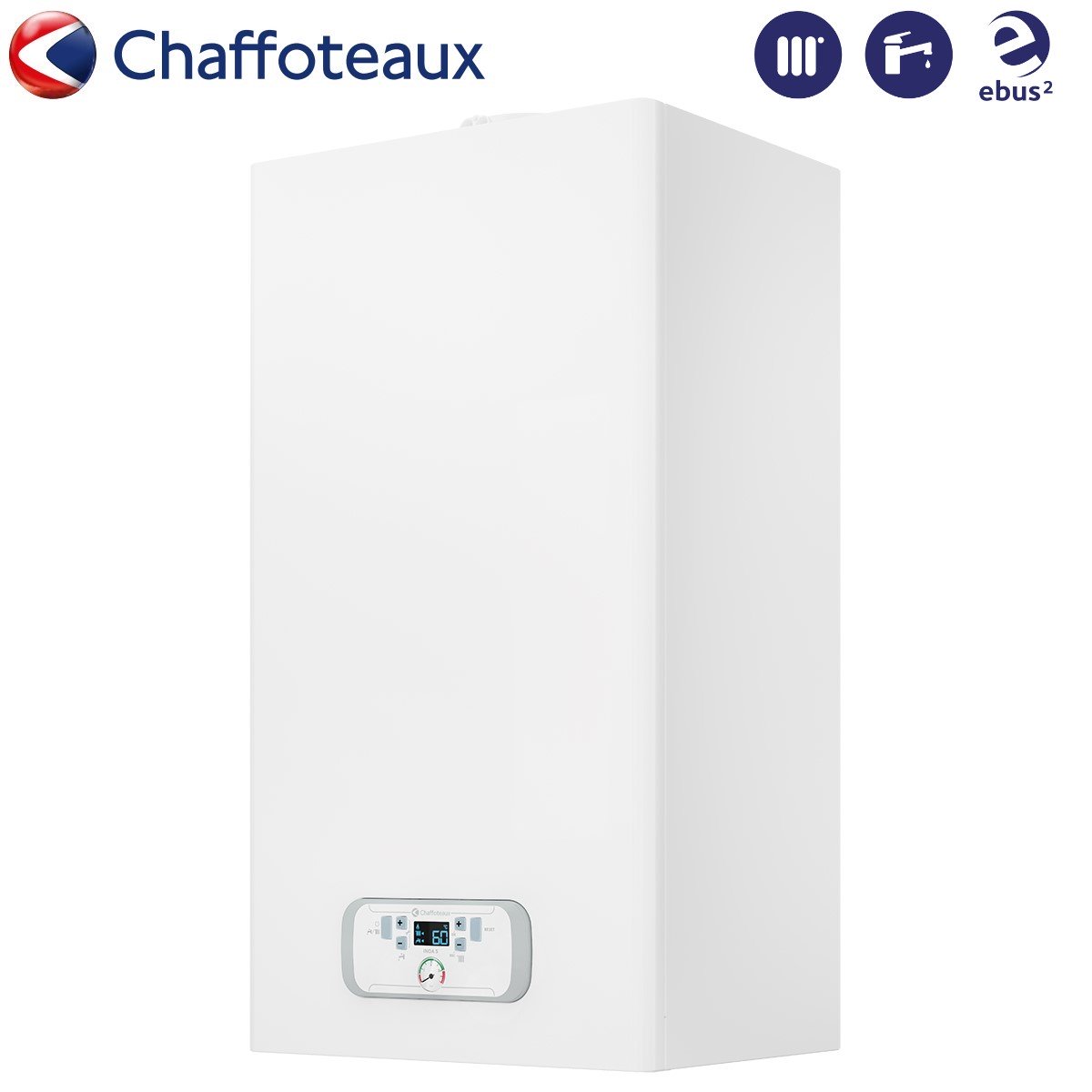 caldaia a condensazione chaffoteaux inoa s 24 low nox metano gpl completa di kit scarico fumi