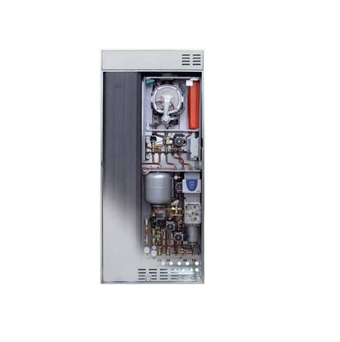 caldaia a gas baxi luna3 comfort in ht solar 240 b150 24 kw a condensazione metano da incasso con bollitore di 150 litri per integrazione solare completa di kit per scarico fumi