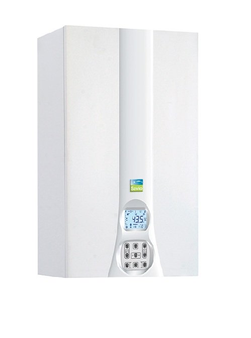 caldaia a gas savio evodens he 25s a condensazione completa di kit per scarico fumi gpl new erp