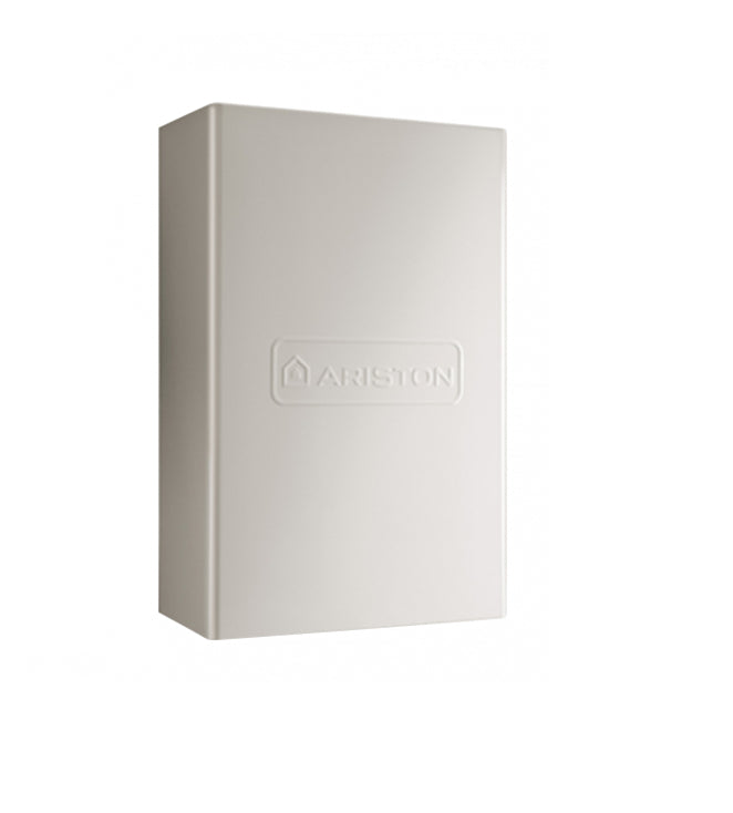 caldaia ariston a condensazione cares premium ext 25 per esterni metano o gpl completa di kit scarico fumi cod. 3301229 5604