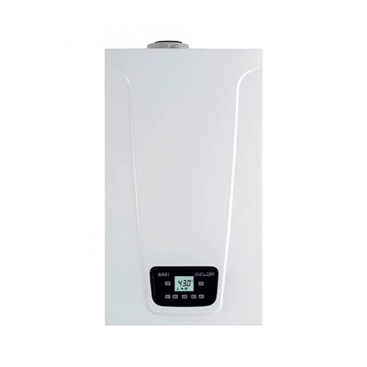 caldaia baxi duo tec compact e 28 kw a condensazione low nox completa di kit scarico fumi metano o gpl novita