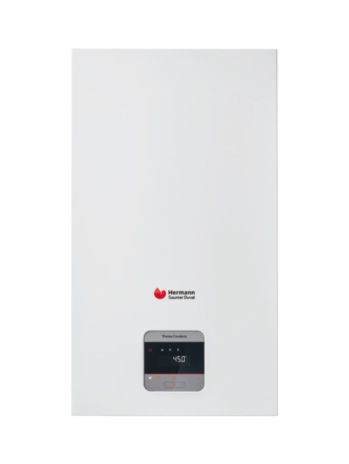 caldaia hermann saunier duval thema condens 30 sb solo riscaldamento a condensazione completa di kit fumi low nox metano o gpl
