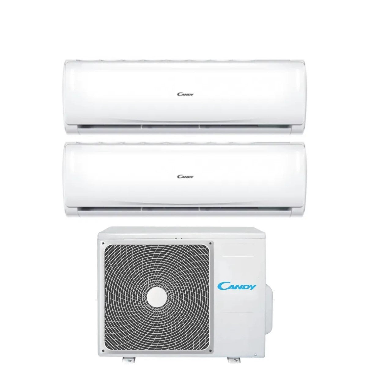 climatizzatore condizionatore candy dual split inverter serie pura 9_12 con cy 2t14aout r 32 wi fi integrato 9000_12000
