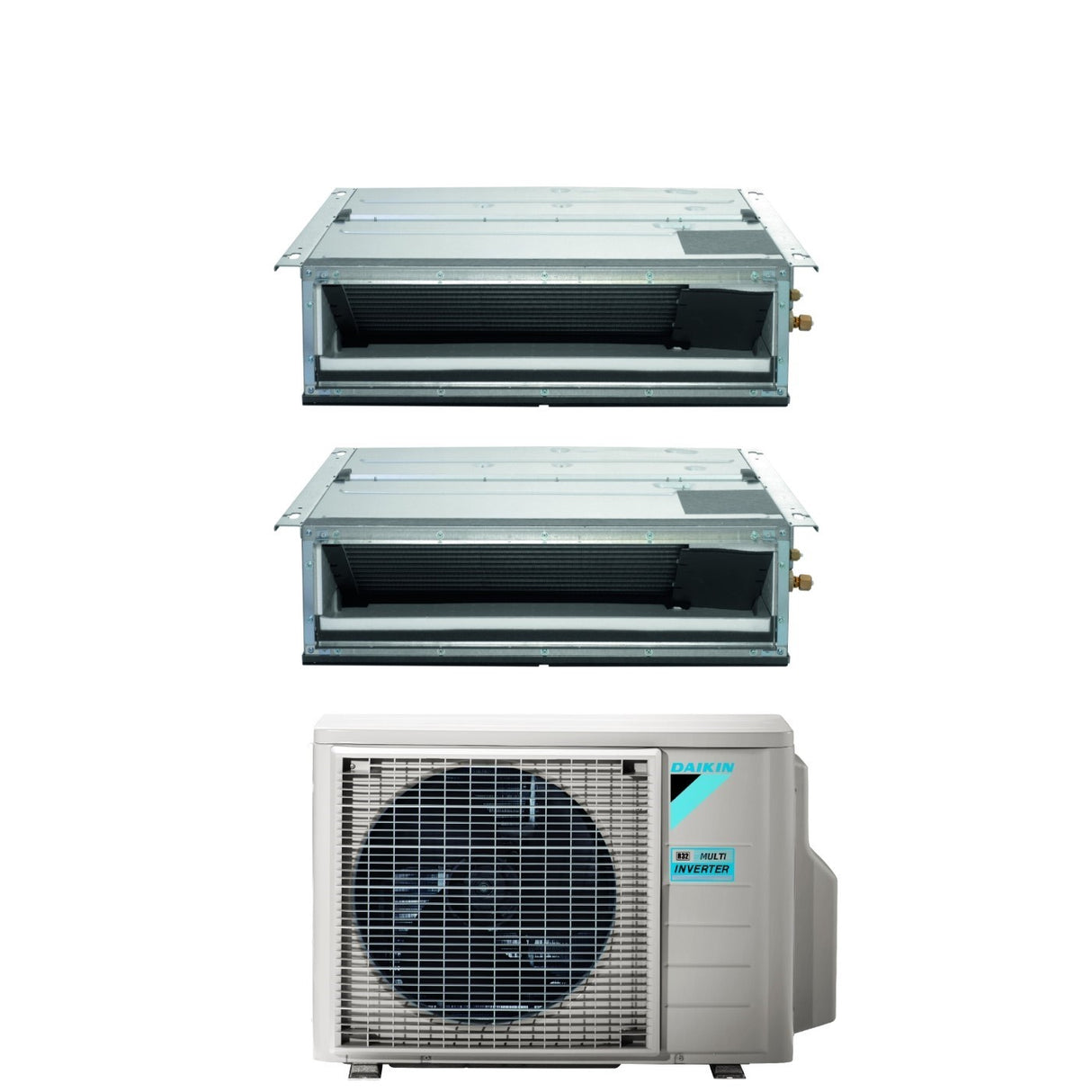 climatizzatore condizionatore daikin bluevolution dual split canalizzato canalizzabile inverter serie fdxm f9 9_12 con 2mxm40m r 32 wi fi optional 9000_12000 garanzia italiana 7820