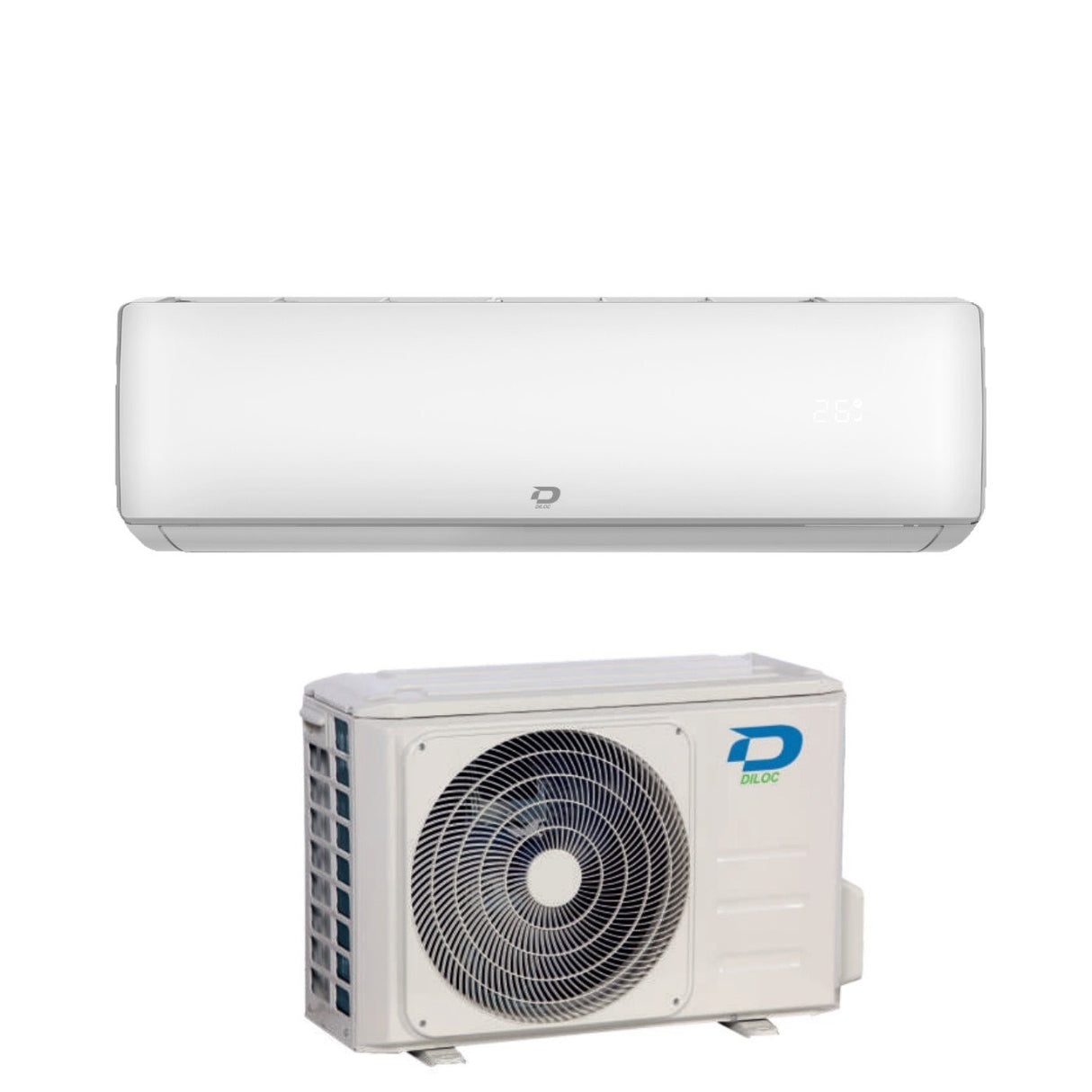 climatizzatore condizionatore diloc inverter serie sky plus 12000 btu d.sky12000 r 32 wi fi integrato a__ novita