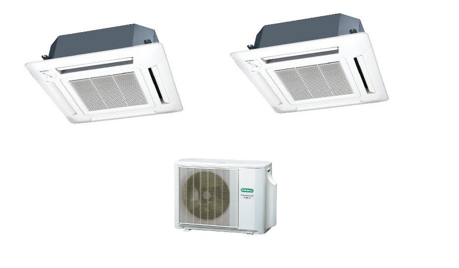 climatizzatore condizionatore dual split inverter cassetta general fujitsu 9_12 con aohg14lac2 r 410 offerta