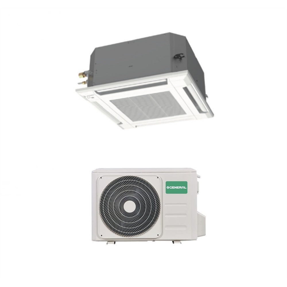climatizzatore condizionatore fujitsu general cassetta 4 vie inverter 14000 btu auxg14kvla