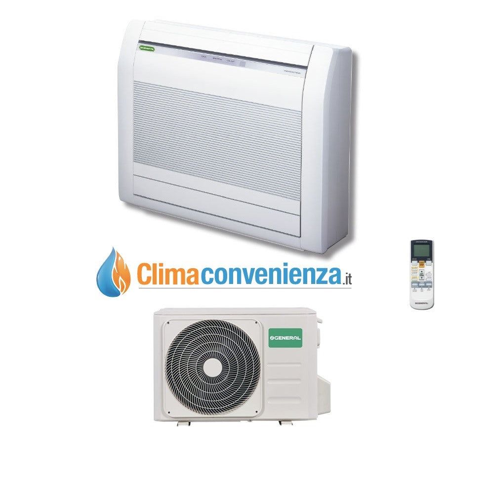 climatizzatore condizionatore fujitsu general console pavimento 12000 btu aghg12lvca a__ lvca
