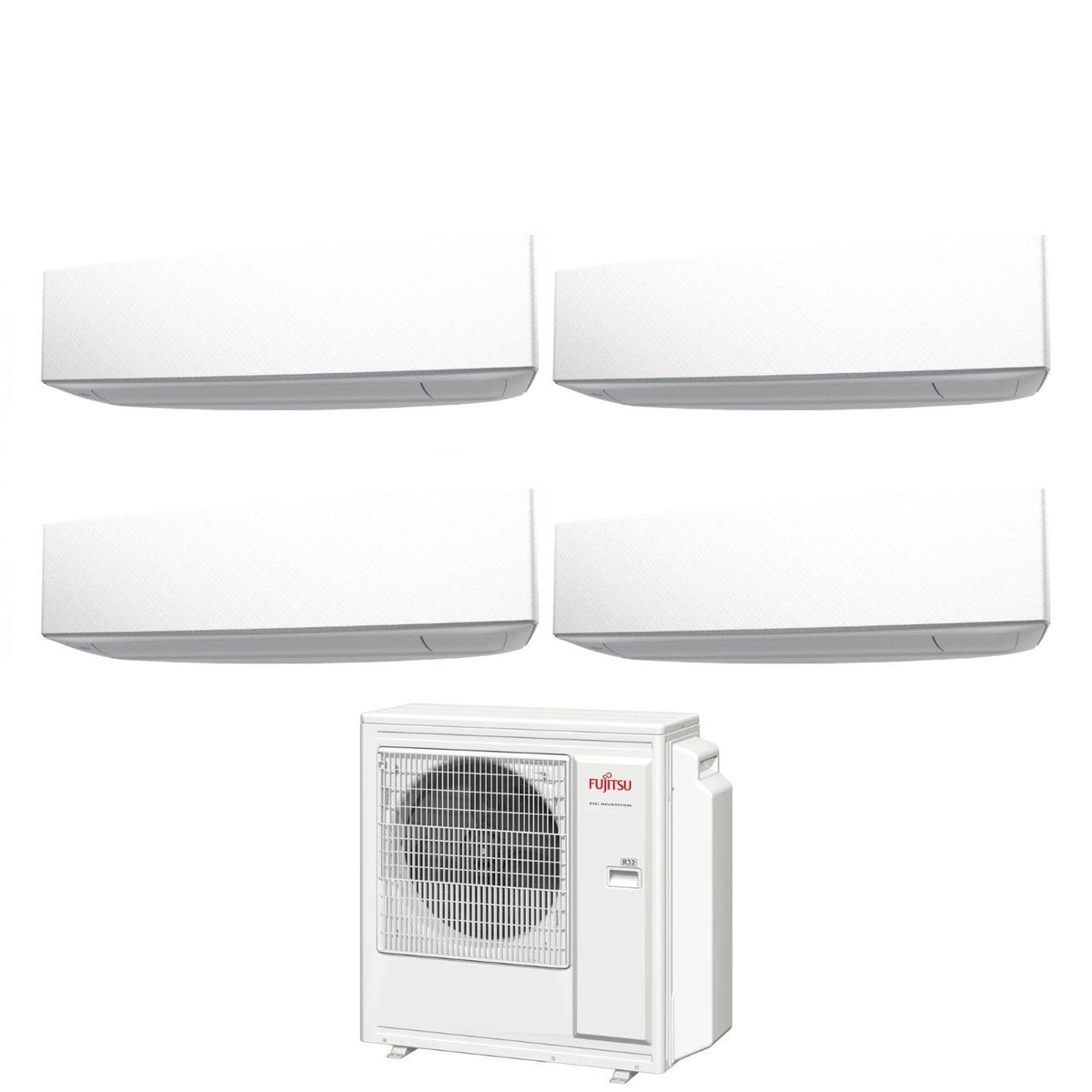 climatizzatore condizionatore fujitsu quadri split inverter serie ke white 9_9_9_12 con aoyg30kbta4 r 32 wi fi integrato 9000_9000_9000_12000 colore bianco