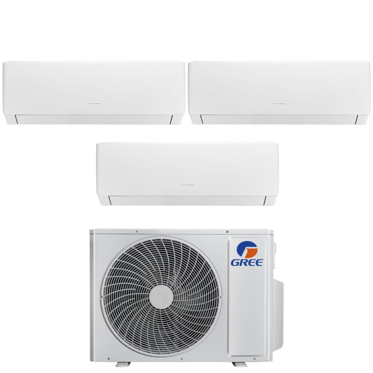 climatizzatore condizionatore gree trial split inverter serie pular 9_12_12 con gwhd 36 nk6lo r 32 wi fi integrato 9000_12000_12000