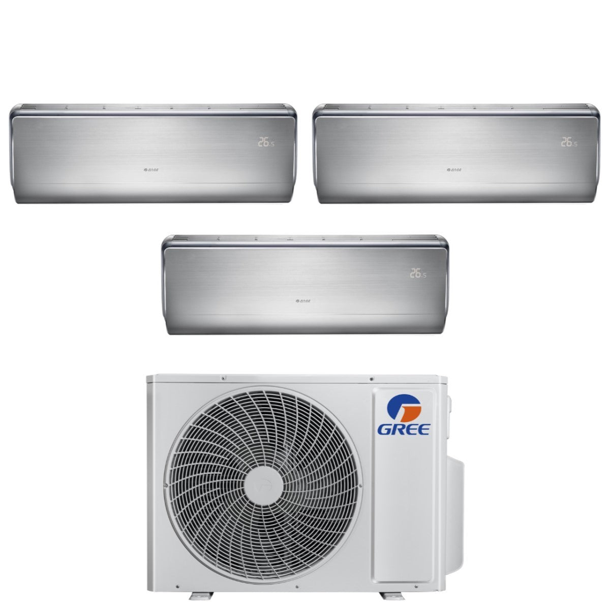 climatizzatore condizionatore gree trial split inverter serie u crown 9_9_9 con gwhd 24 nk6oo r 32 wi fi integrato 9000_9000_9000