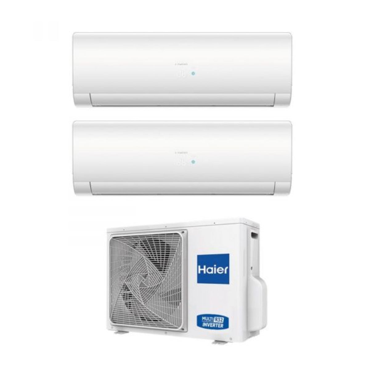 climatizzatore condizionatore haier dual split inverter serie ies plus 9_9 con 2u50s2sm1fa r 32 wi fi integrato 9000_9000 novita