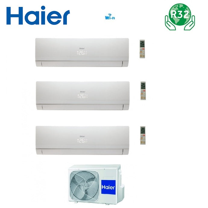 climatizzatore condizionatore haier trial split inverter serie nebula green white 9_9_12 con 3u52s2sg1fa wi fi r 32 9000_9000_12000
