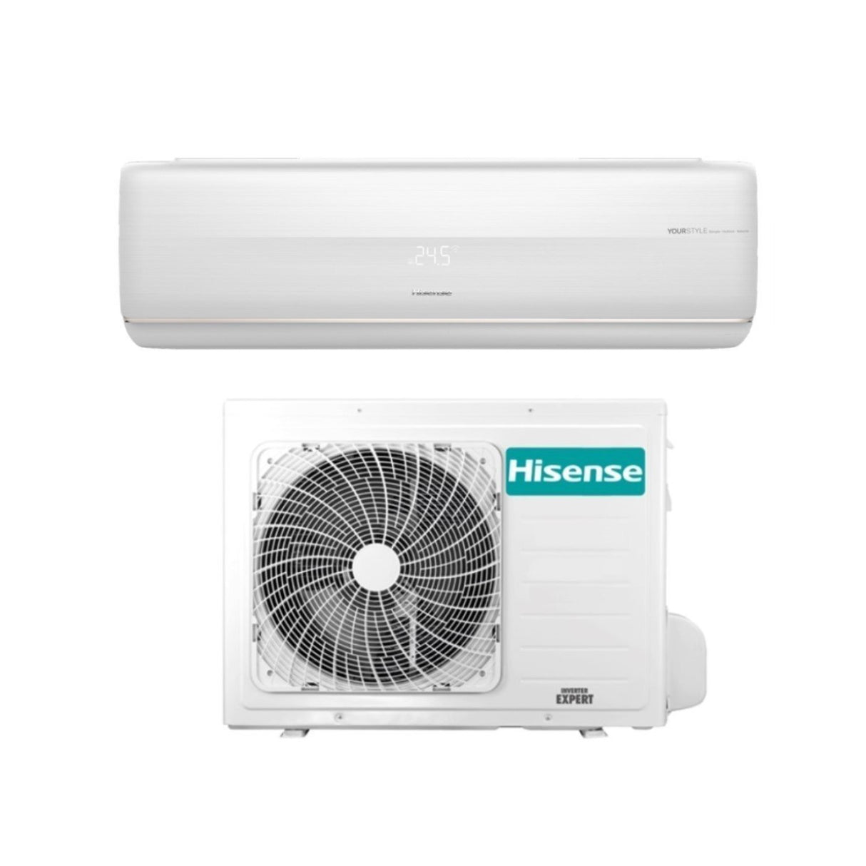 climatizzatore condizionatore hisense inverter serie fresh master 9000 btu qf25xw00g r 32 wi fi integrato classe a___ novita