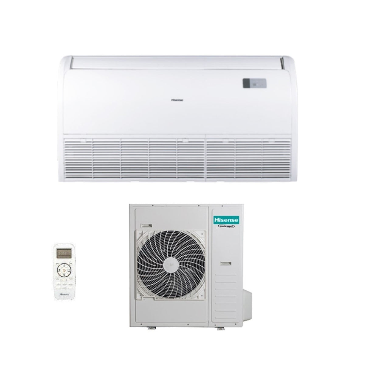 climatizzatore condizionatore hisense soffitto pavimento 42000 btu auv125ur4 classe a__ a_ new 2018