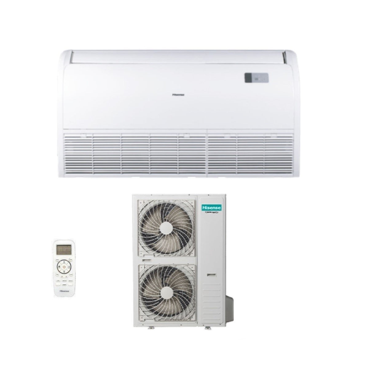 climatizzatore condizionatore hisense soffitto pavimento 48000 btu auv140ur4 classe a__ a_ new 2018