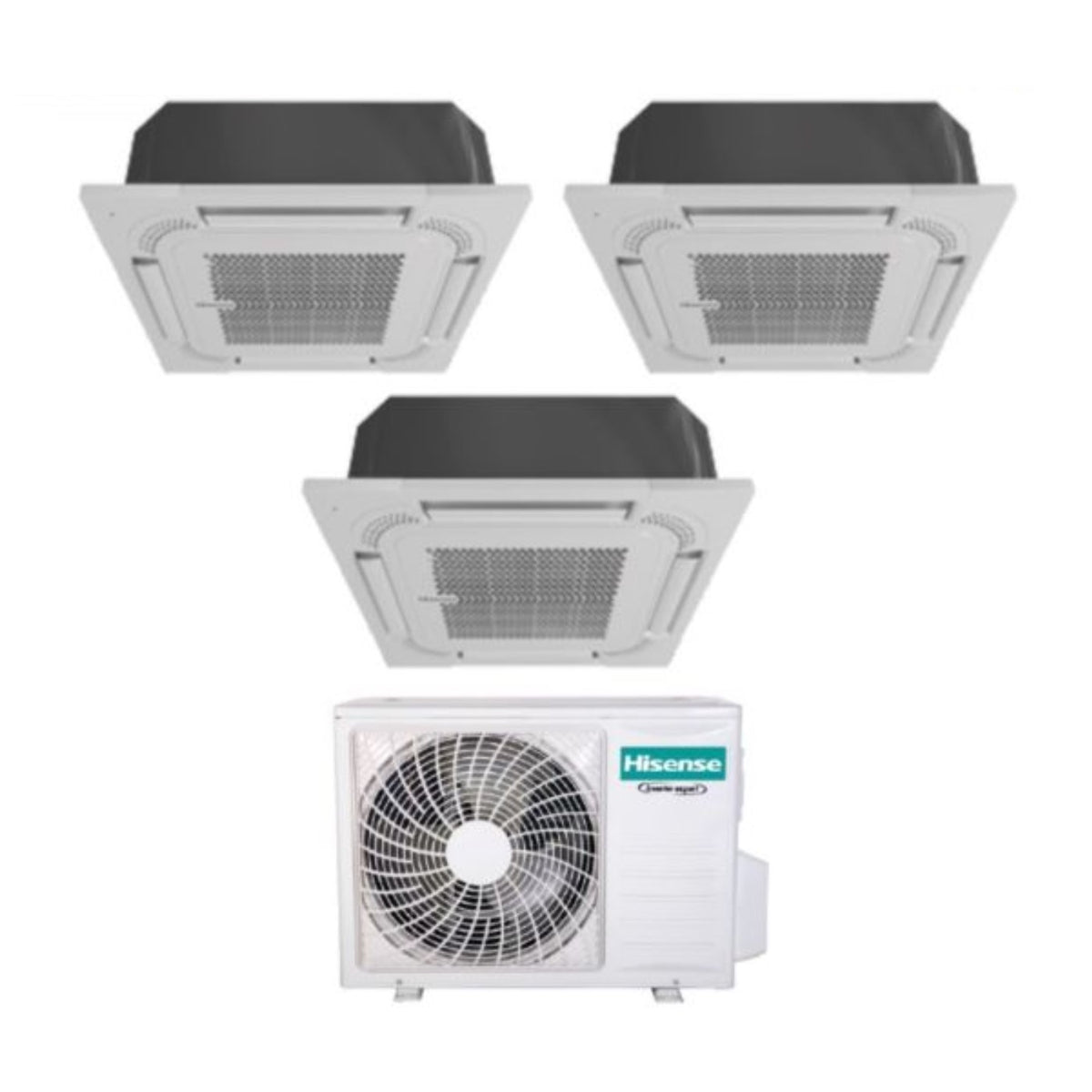 climatizzatore condizionatore hisense trial split a cassetta 9_12_12 con 3amw72u4rfa r 32 wi fi optional 9000_12000_12000 novita 7584