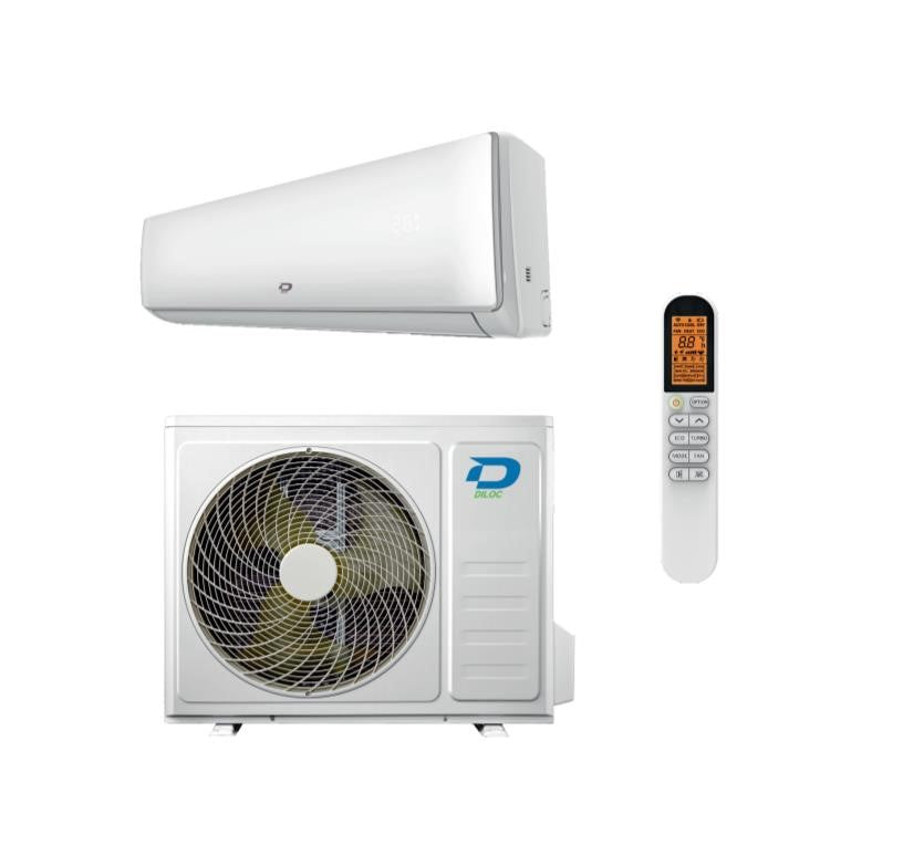 climatizzatore condizionatore inverter diloc serie impact 12000 btu d.impact12 a__ wi fi integrato