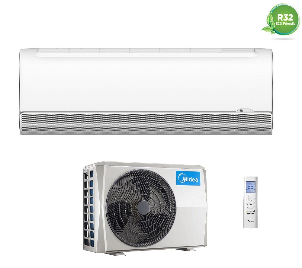 climatizzatore condizionatore inverter midea breezeless_ 12000 btu r 32 a___ msfaau 12hrfn novita