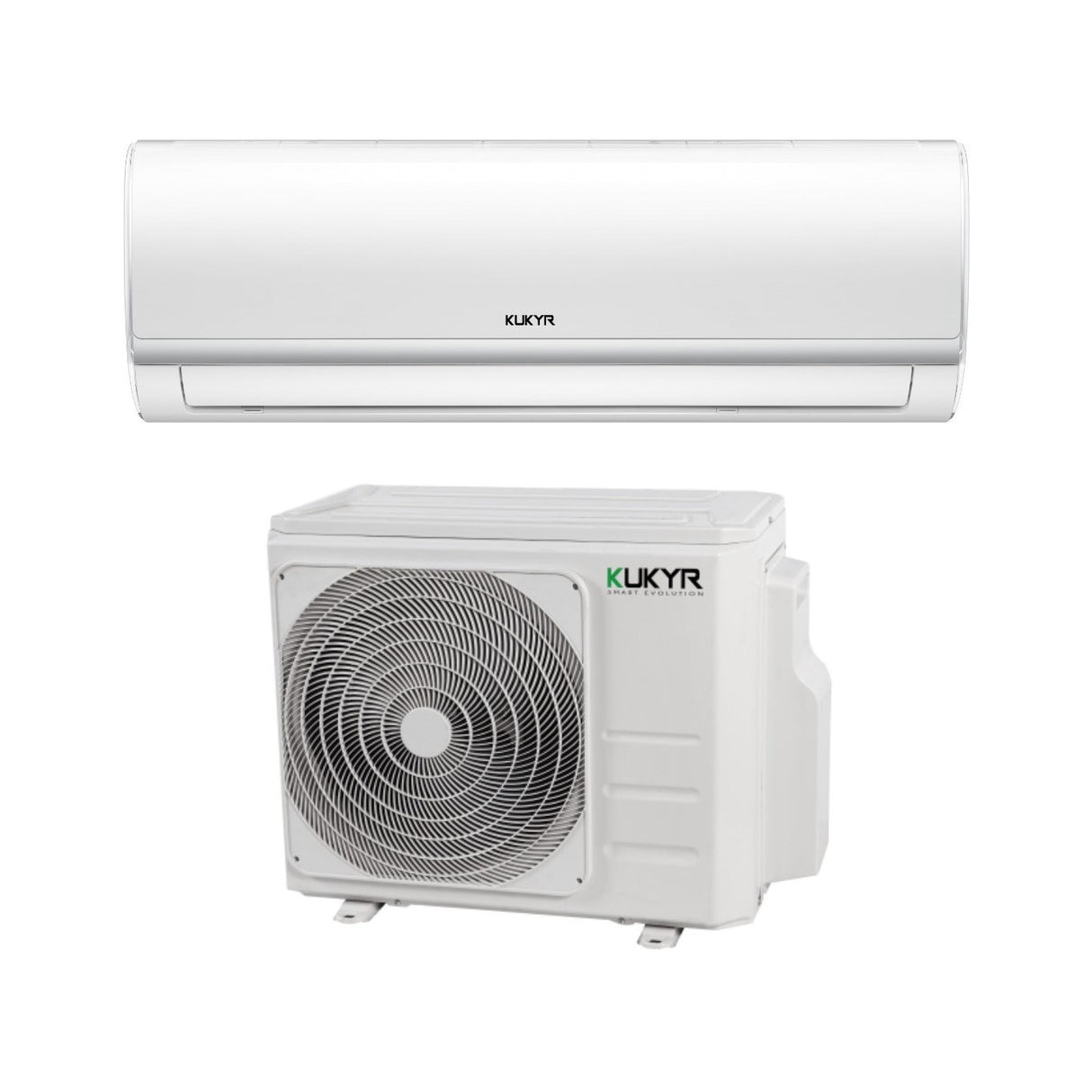 climatizzatore condizionatore kukyr inverter serie spring 12000 btu spring 12 r 32 wi fi optional classe a__ a_